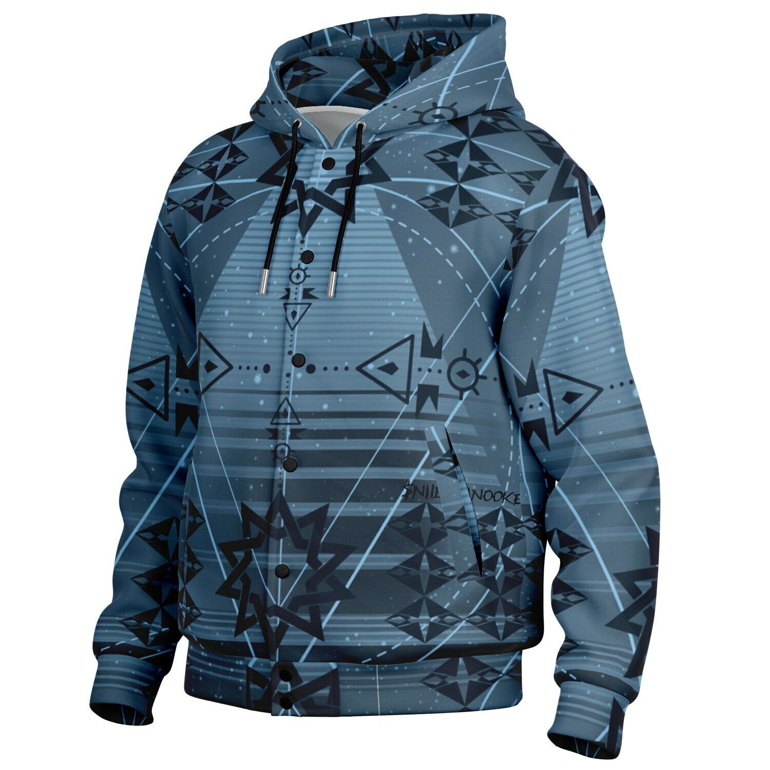 $NiieihiiNookei Hooded Jacket - AOP