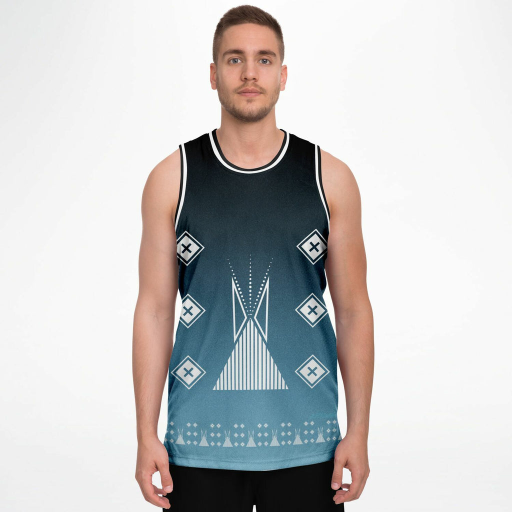 $NiieihiiNookei Basketball Jersey Rib - AOP