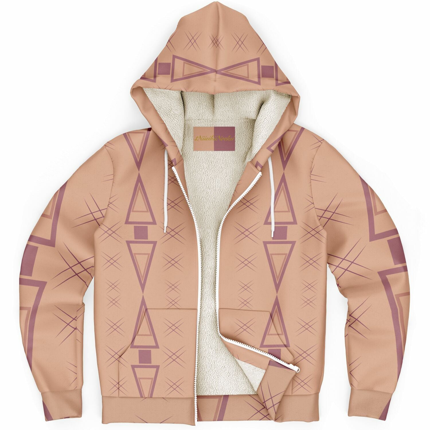 $NiieihiiNookei Microfleece Ziphoodie - AOP