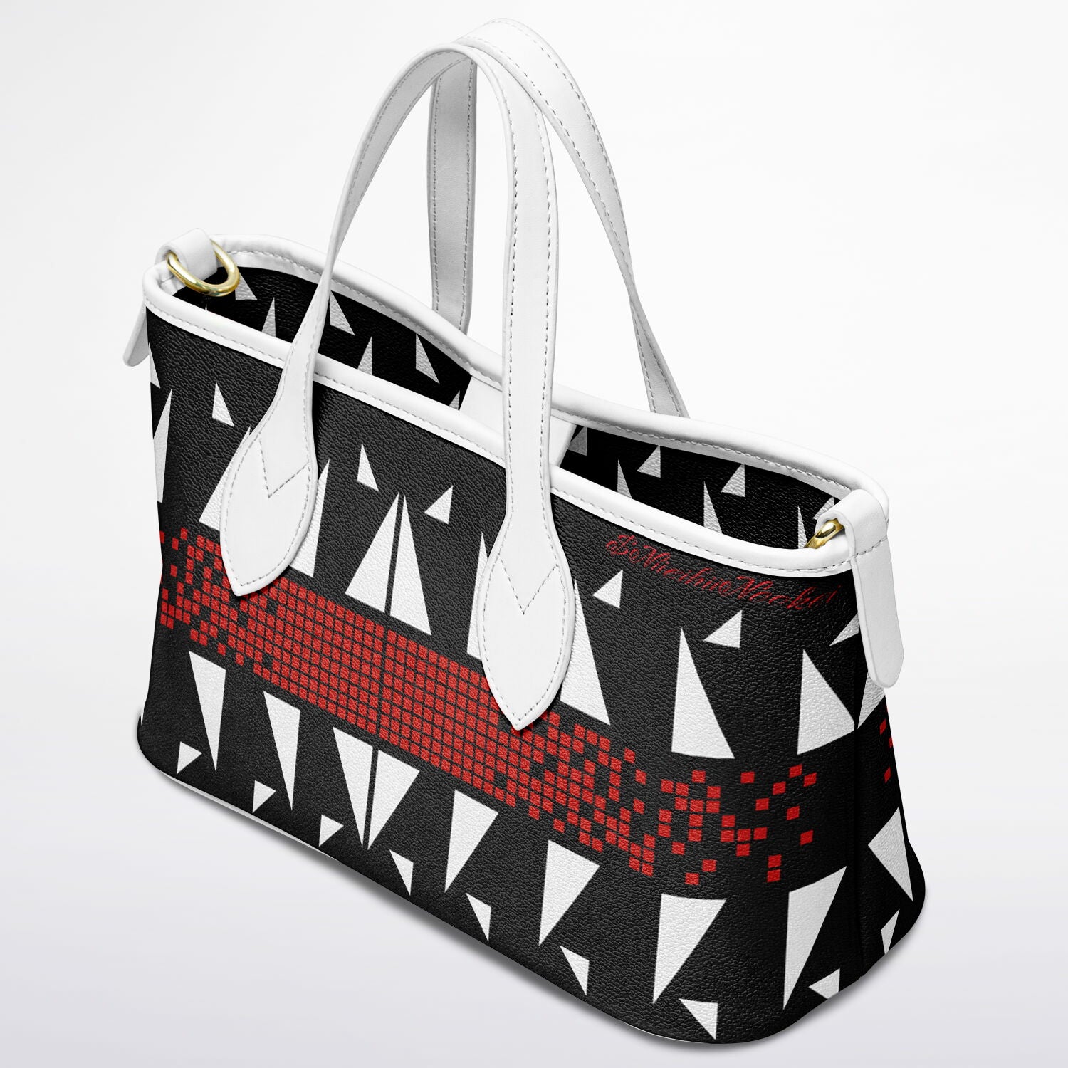 $NiieihiiNookei Leather Tote Bag - AOP