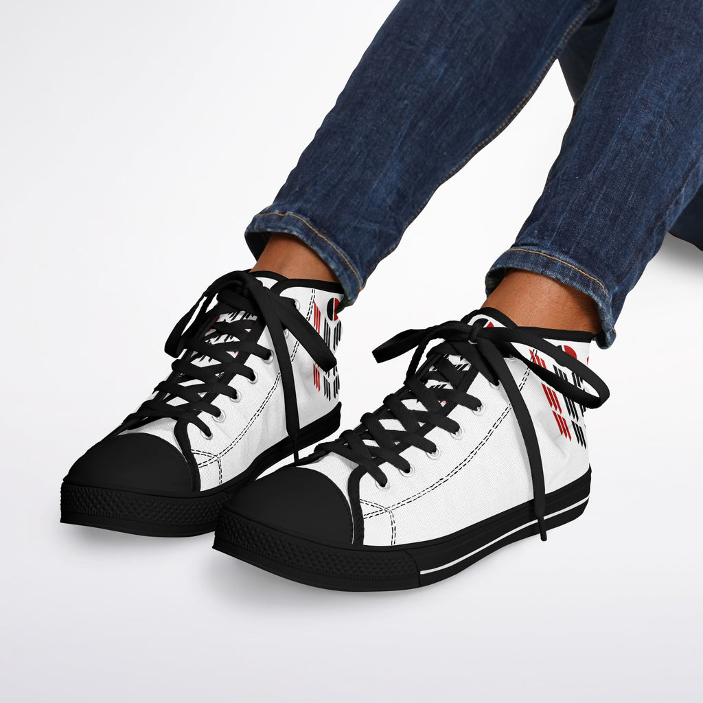 $NiieihiiNookei Arapaho Flag Design Urban Peak High Top Shoes - AOP
