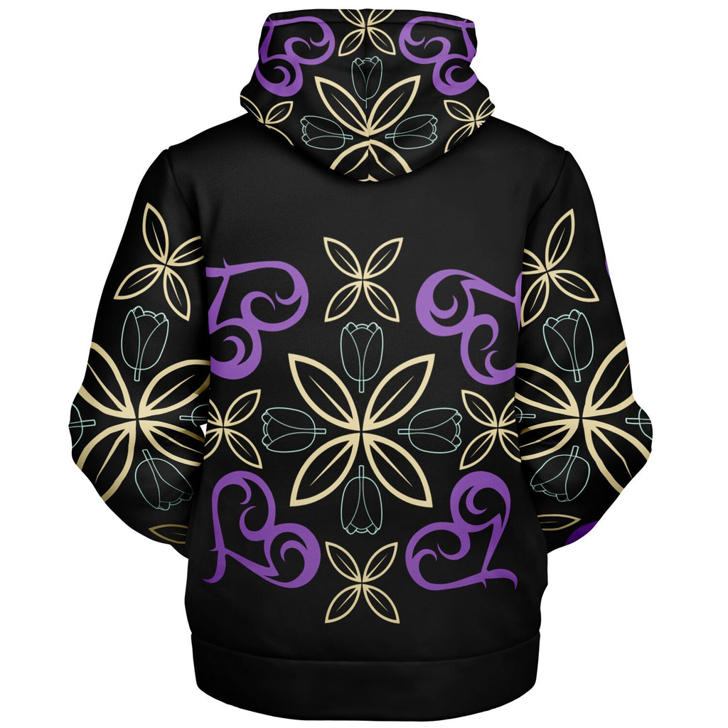 $NiieihiiNookei Microfleece Ziphoodie - AOP