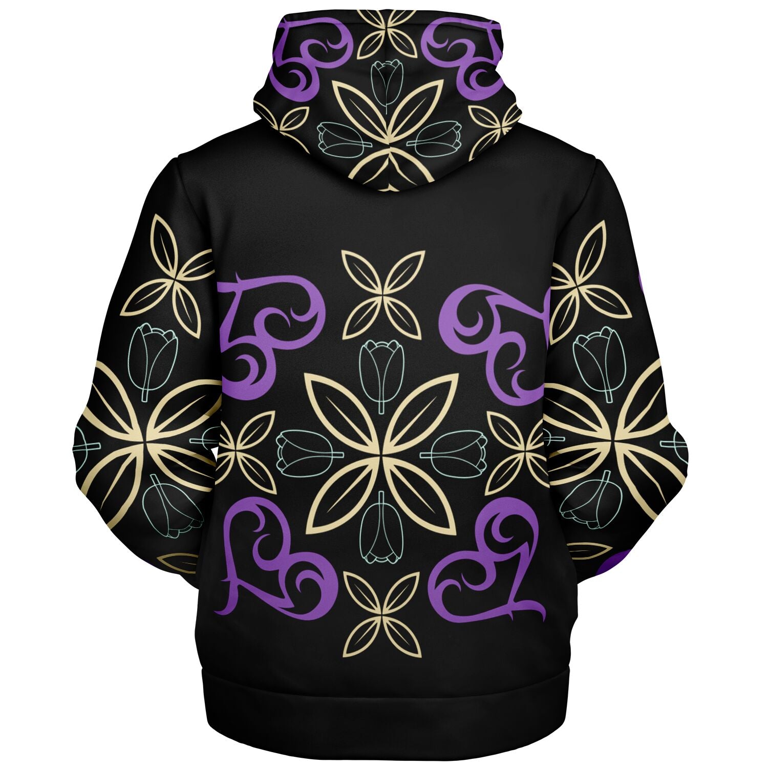 $NiieihiiNookei Microfleece Ziphoodie - AOP