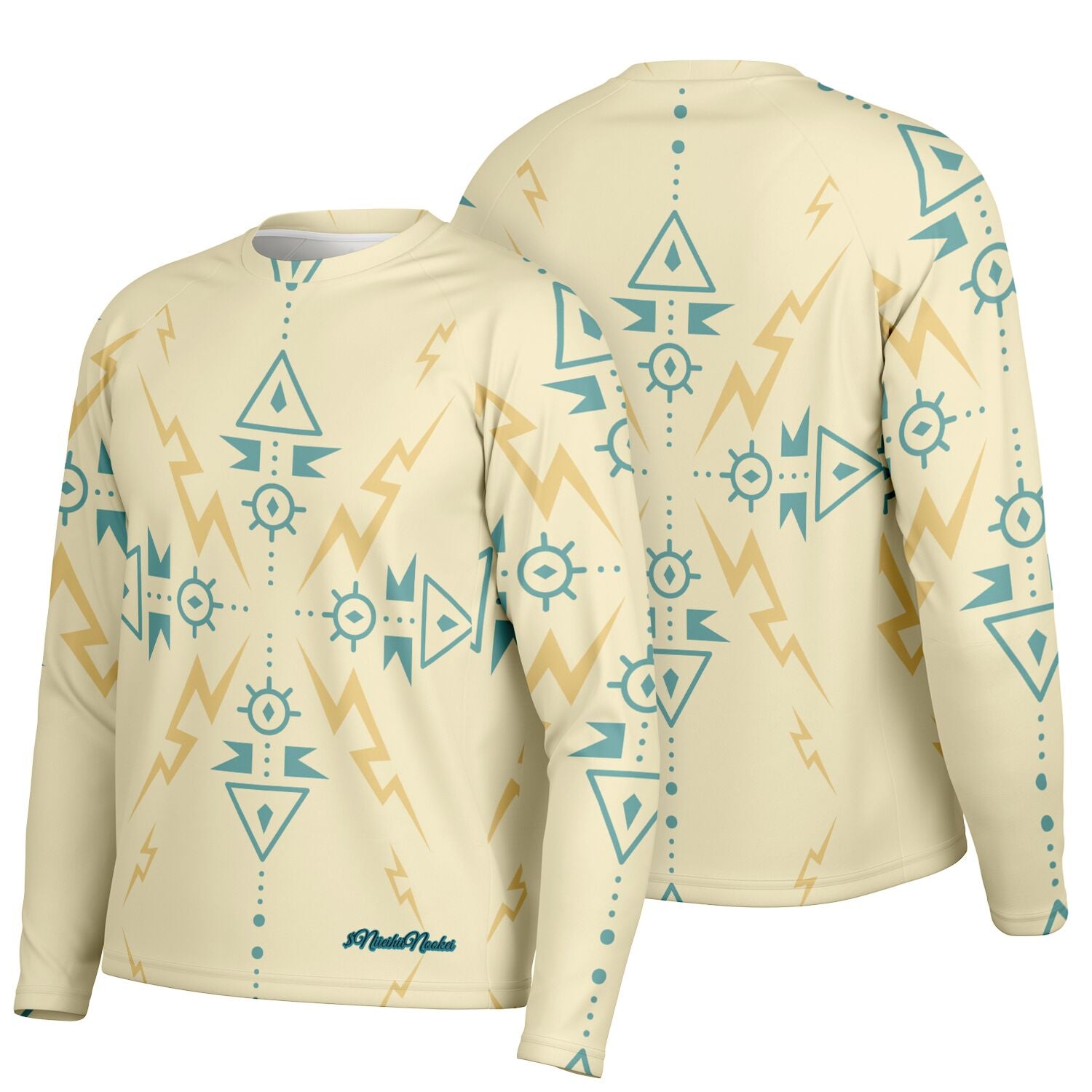 $NiieihiiNookei Men's Long Sleeve Performance Shirt - AOP