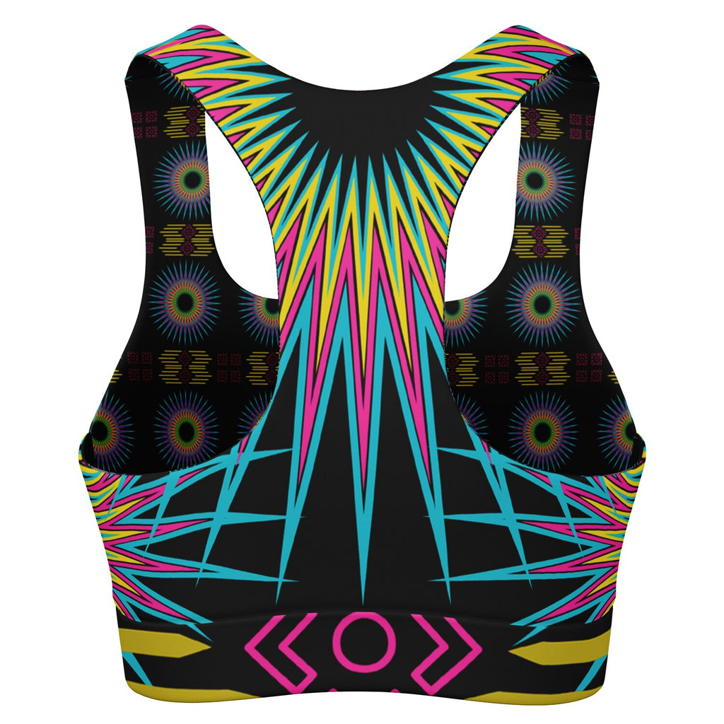$NiieihiiNookei Padded Sports Bra - AOP