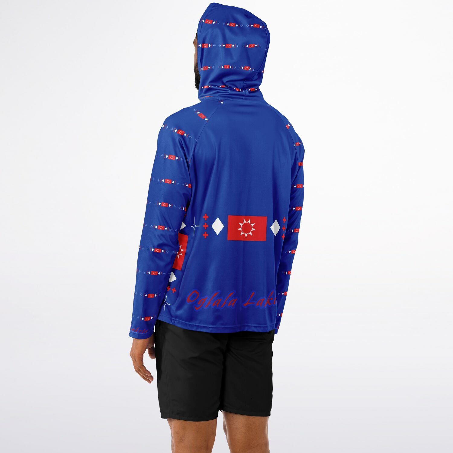 Oglala Sioux Tribe Logo Performance Hoodie - AOP
