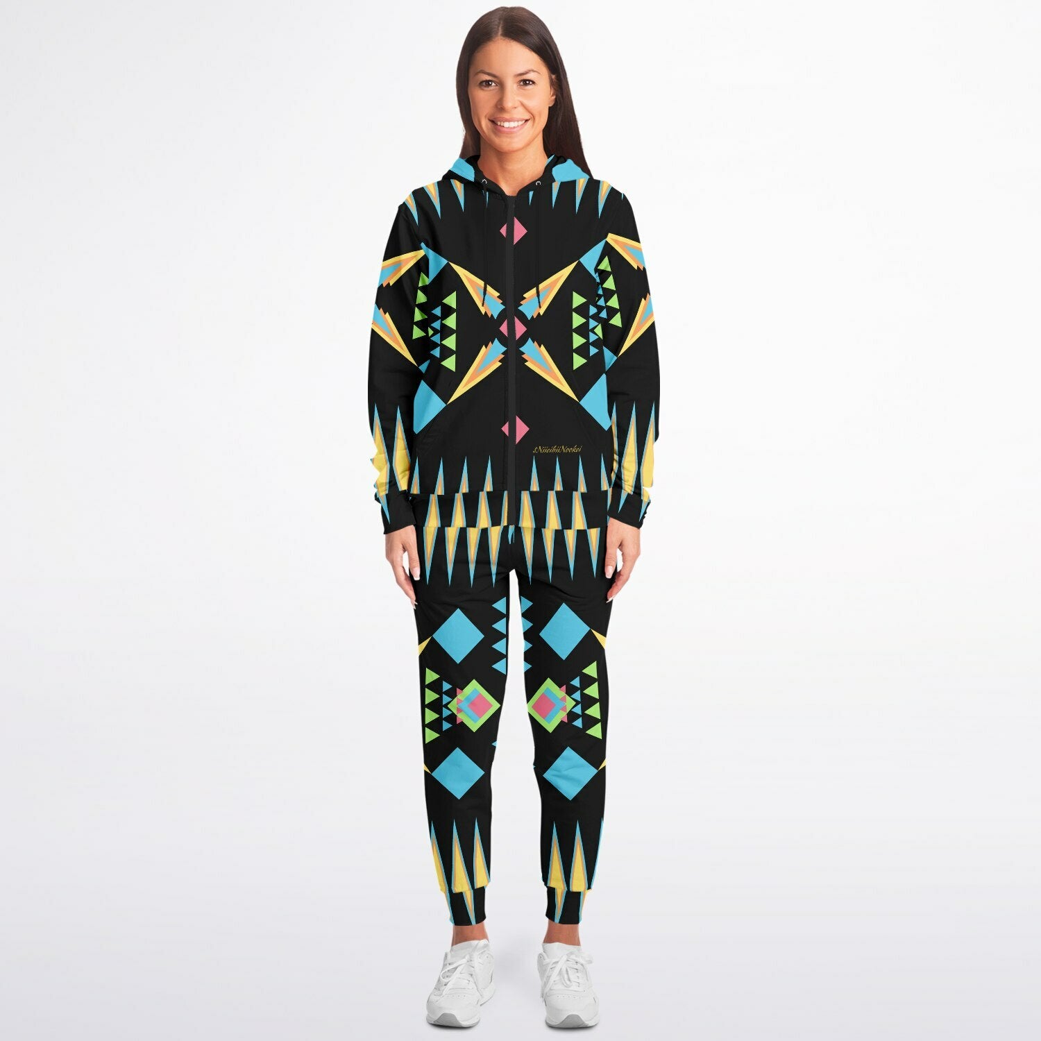 $NiieihiiNookei Athletic Ziphoodie & Jogger - AOP