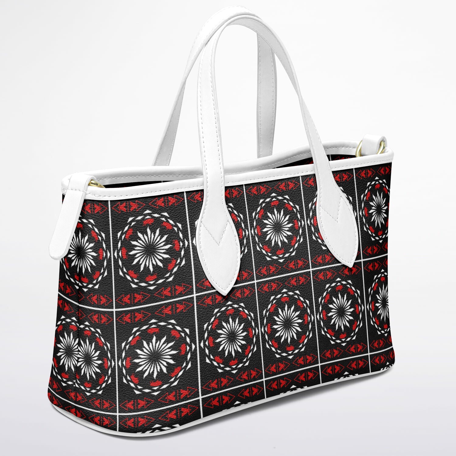 $NiieihiiNookei Leather Tote Bag - AOP