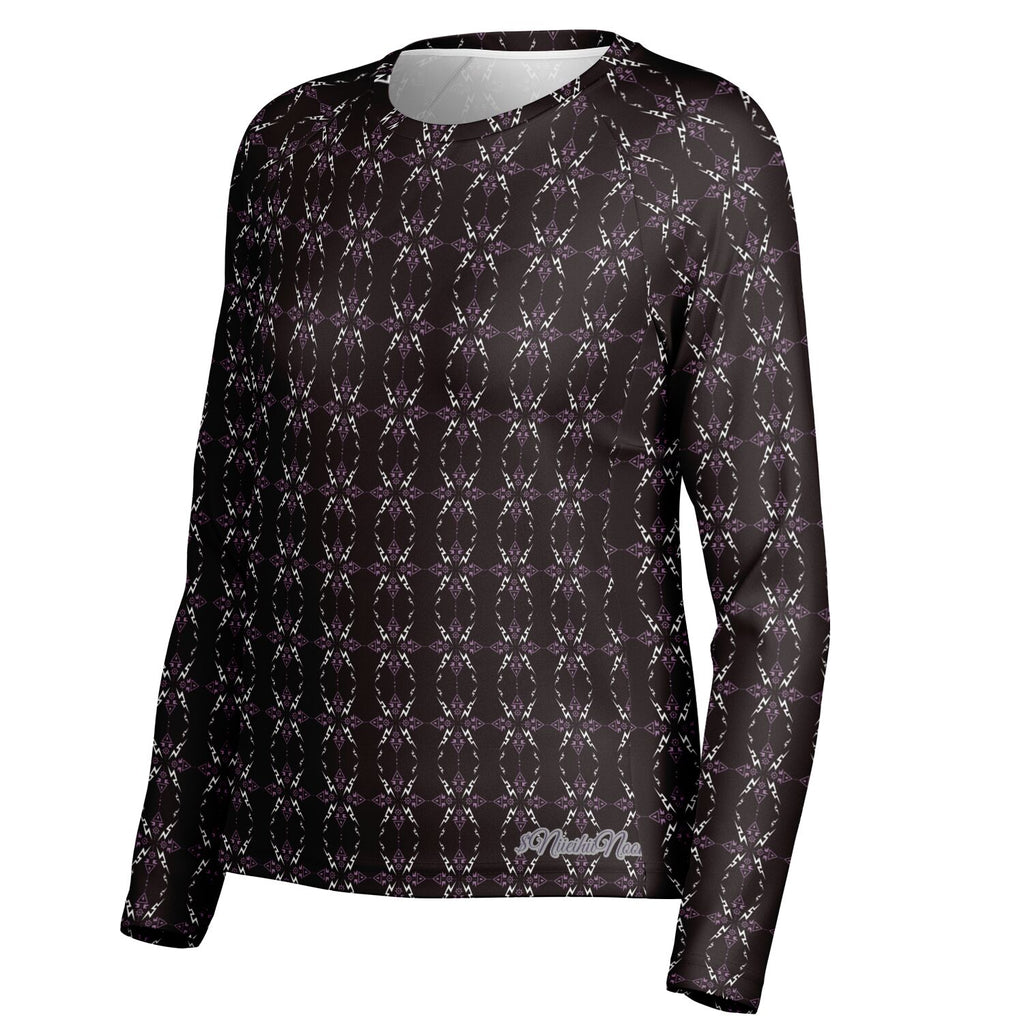 $NiieihiiNookei Women's Long Sleeve Performance Shirt - AOP