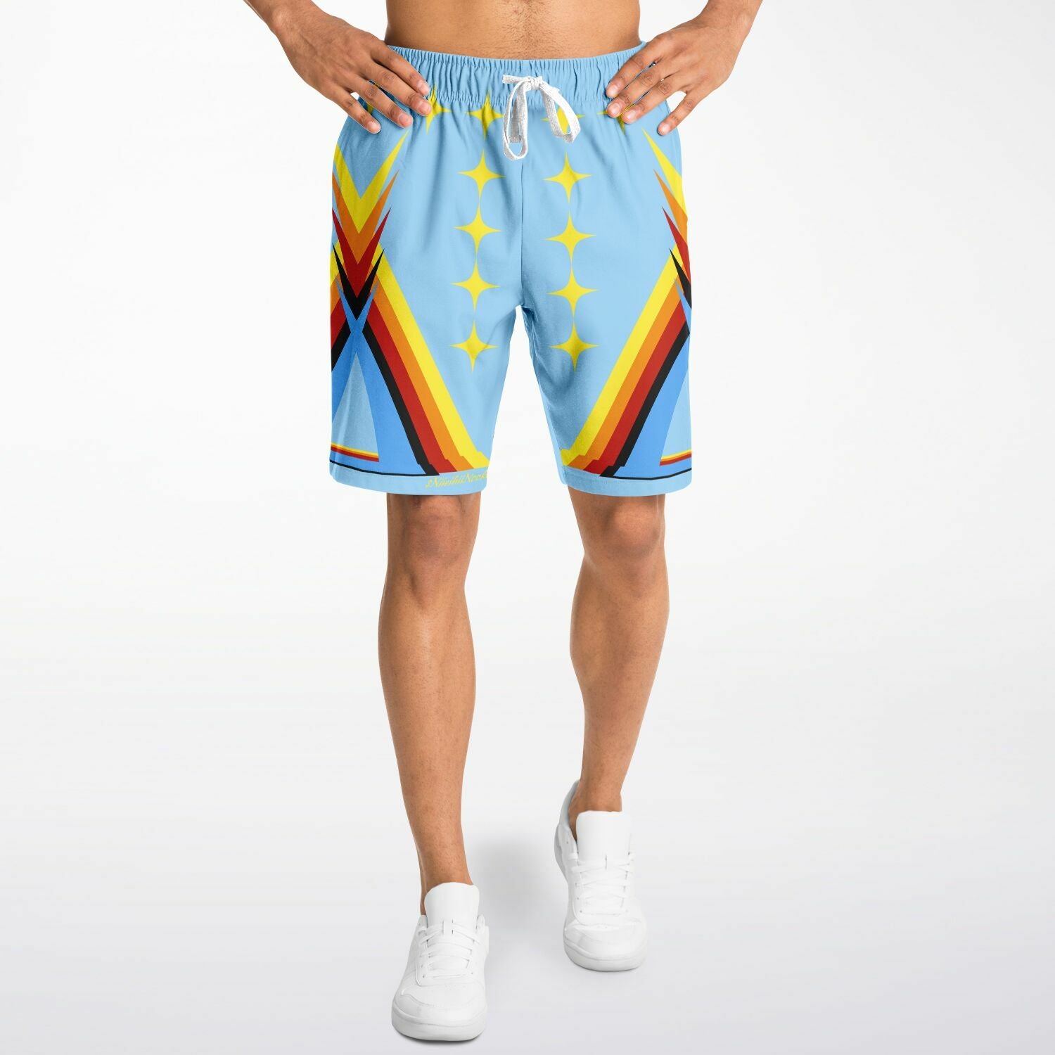 $NiieihiiNookei Fashion Long Shorts - AOP