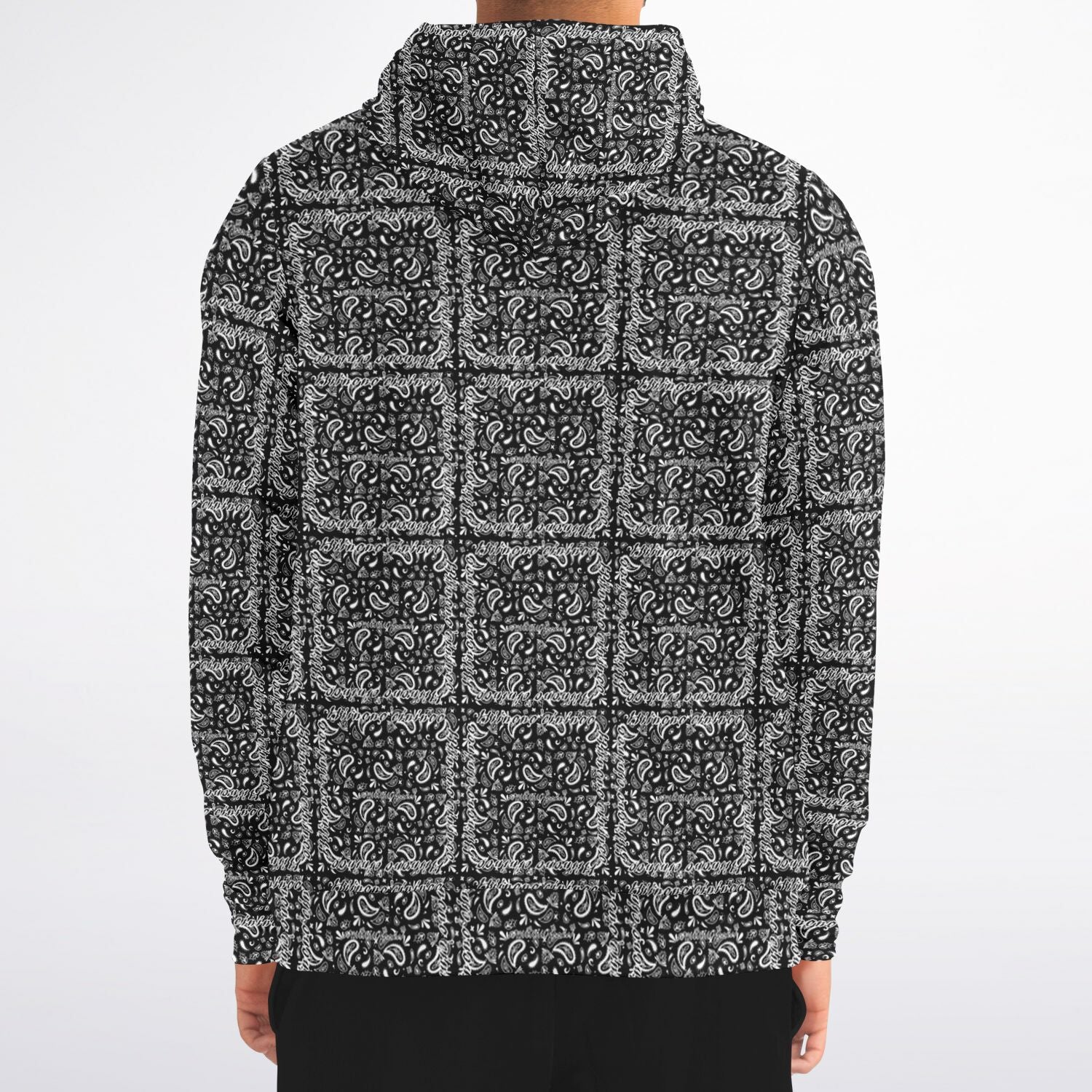 $NiieihiiNookei Athletic Zip-Up Hoodie - AOP