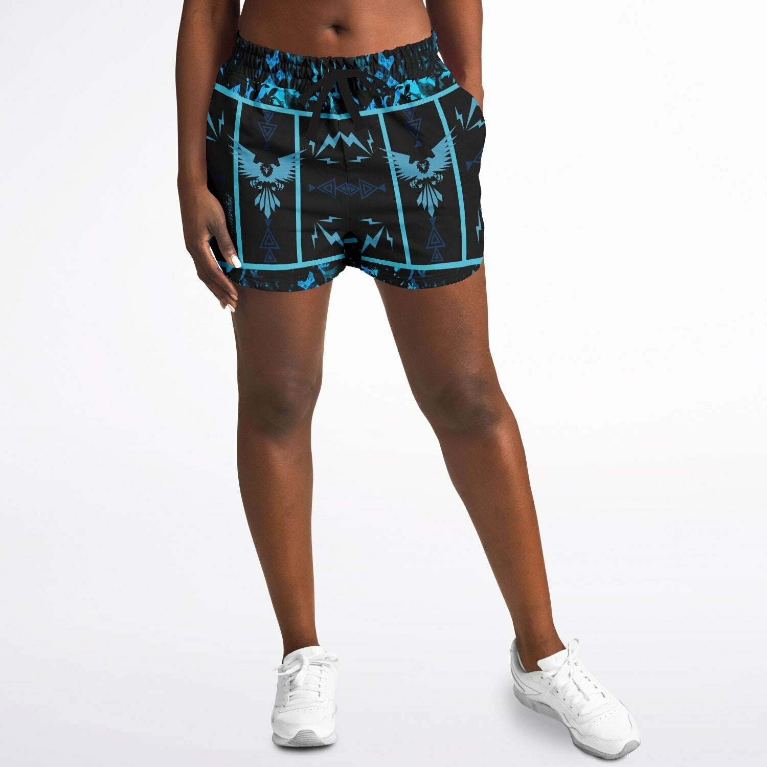 $NiieihiiNookei Athletic Loose Shorts - AOP