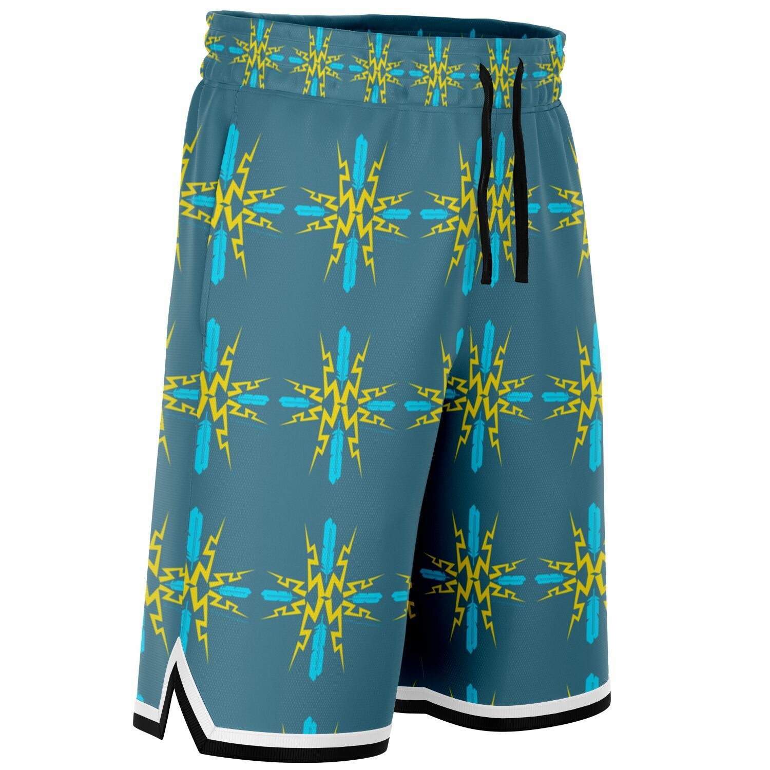 $NiieihiiNookei Basketball Short Rib - AOP