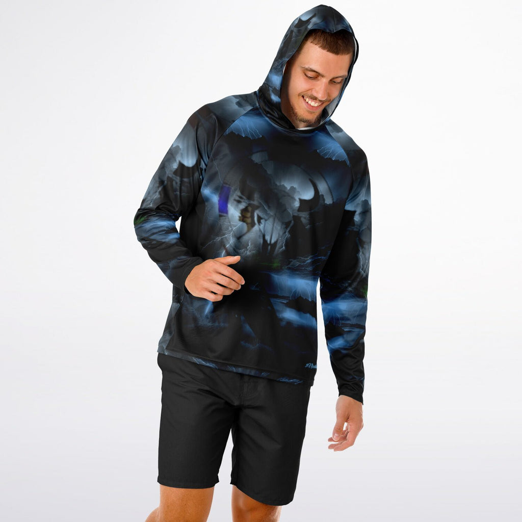 Northern Arapaho Tribe Logo Hooded Performance Shirt - AOP