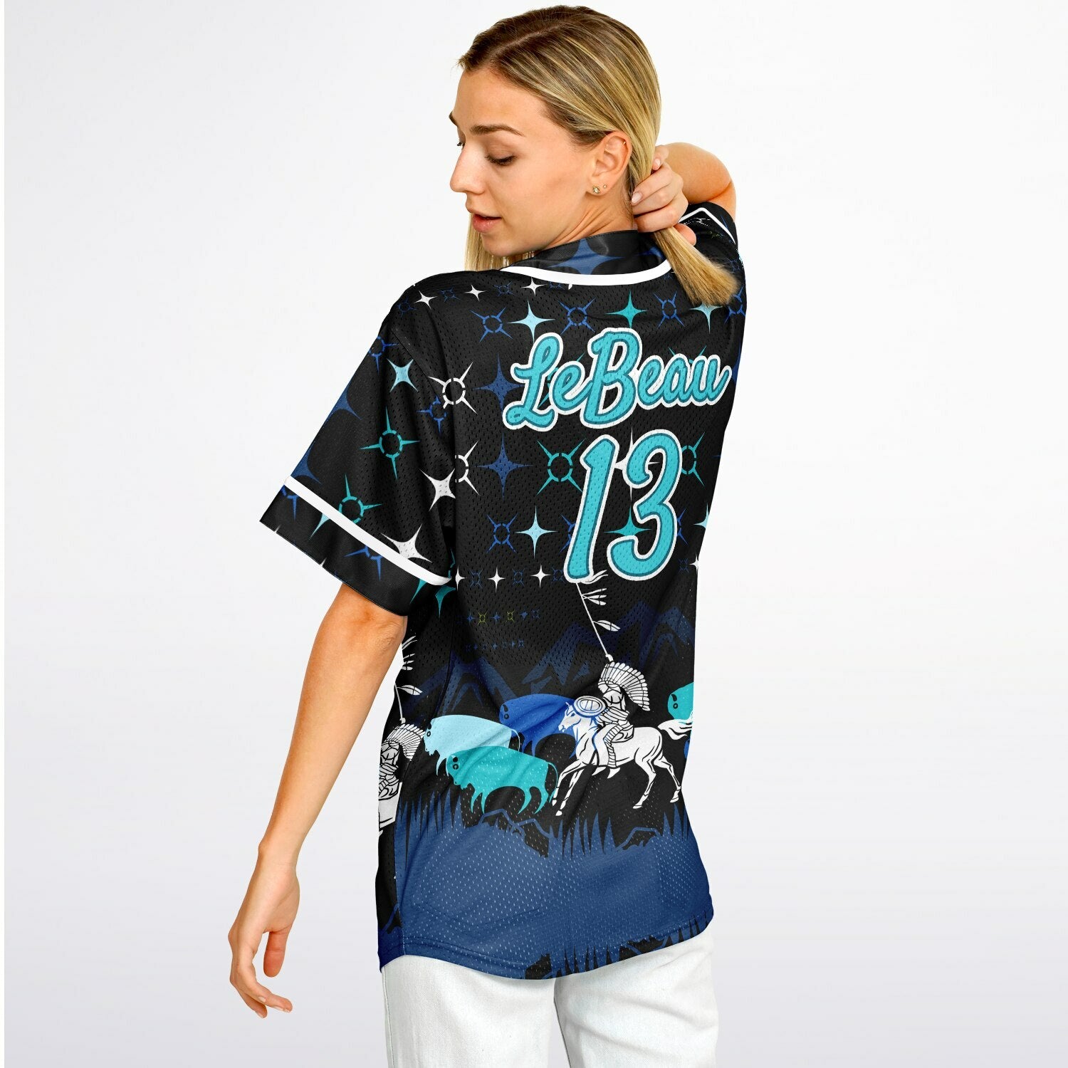 #13 Lebeau Premium Baseball Jersey - AOP