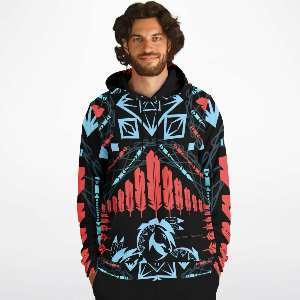 $NiieihiiNookei Athletic Hoodie - AOP