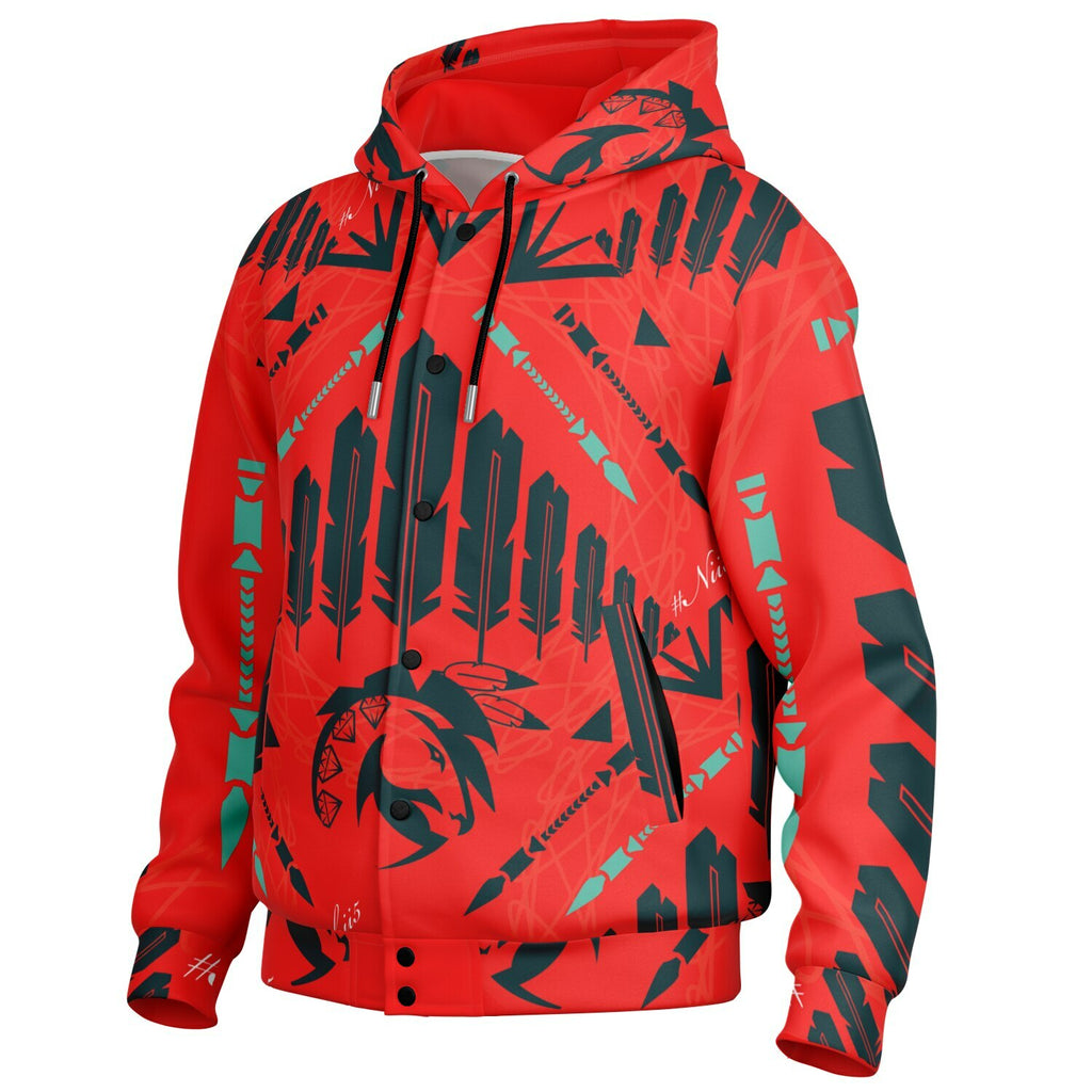 $NiieihiiNookei Hooded Jacket - AOP