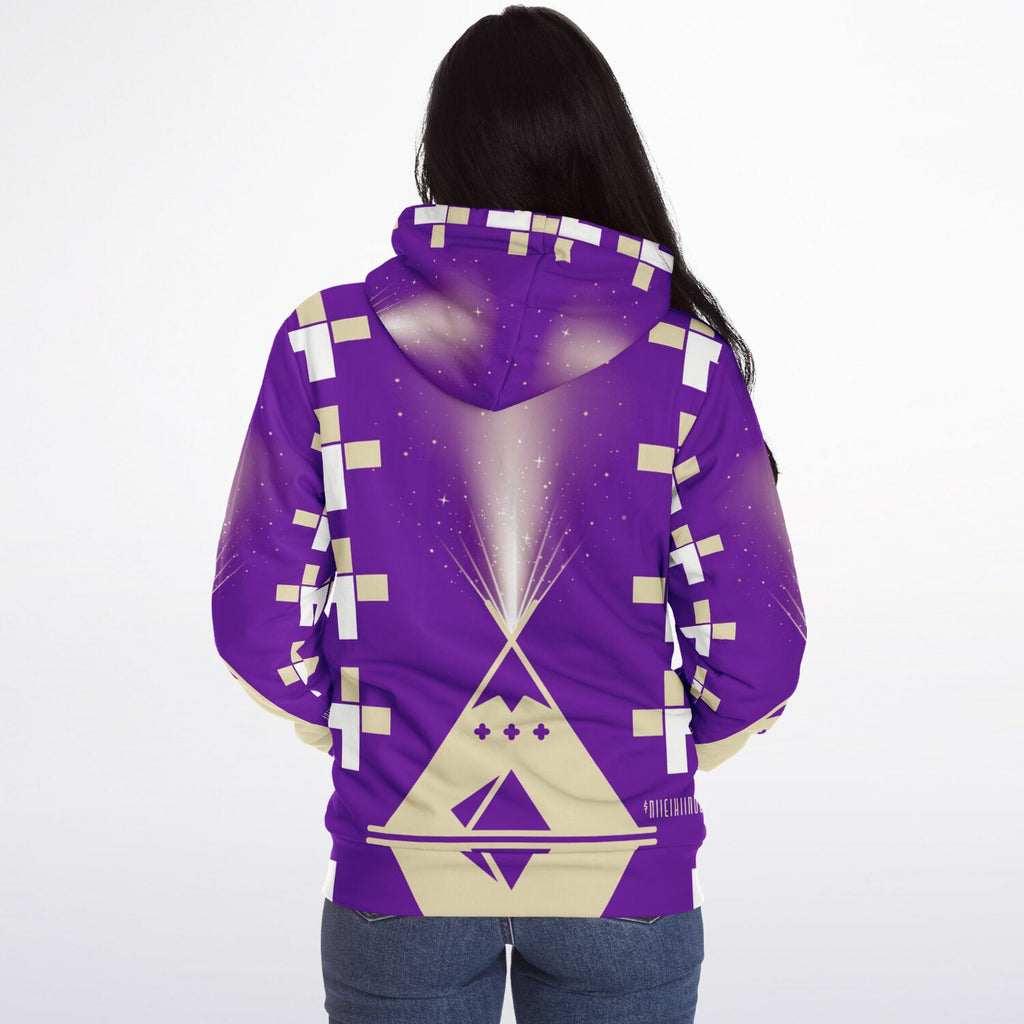 $NiieihiiNookei Microfleece Ziphoodie - AOP