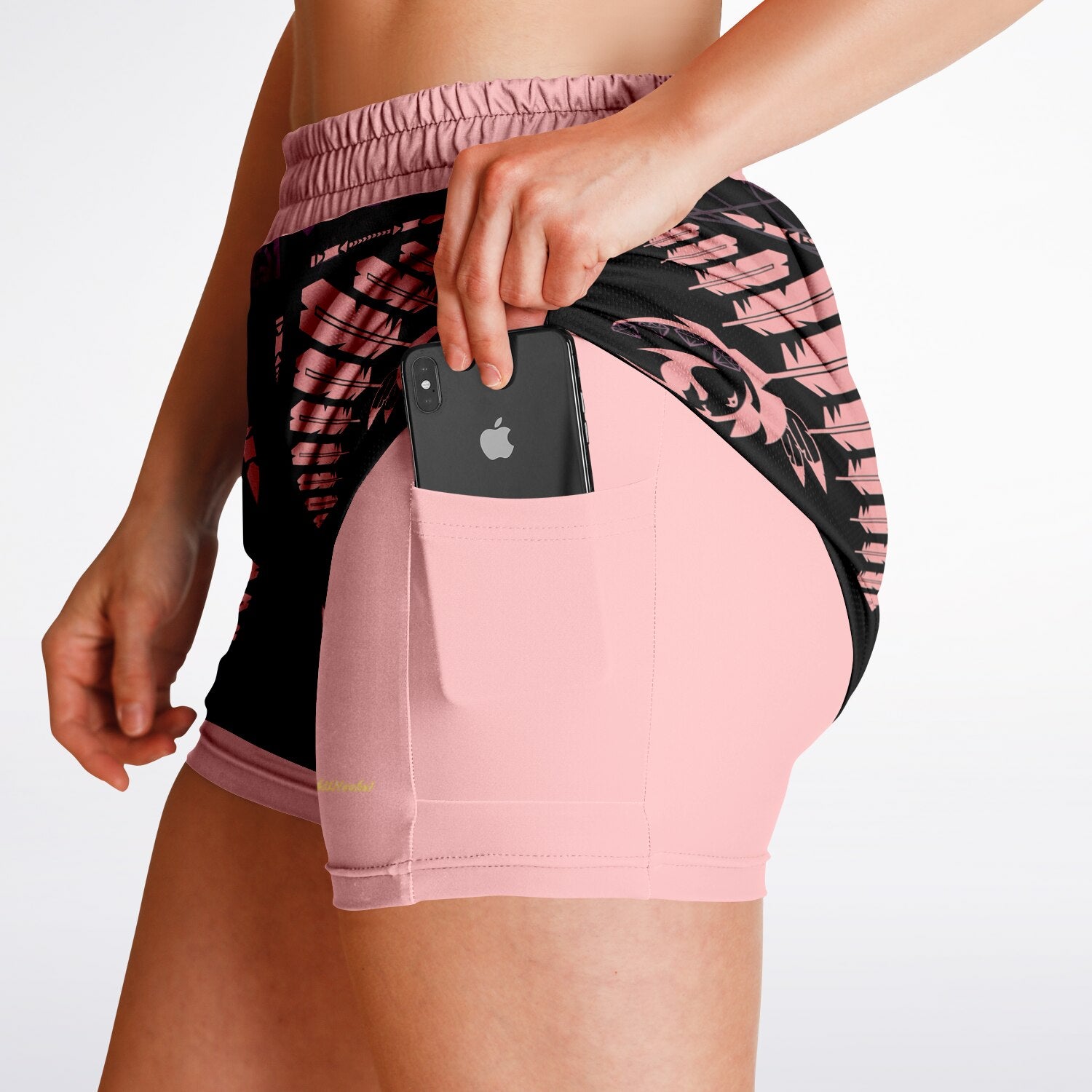 $NiieihiiNookei Women's 2-in-1 Shorts - AOP