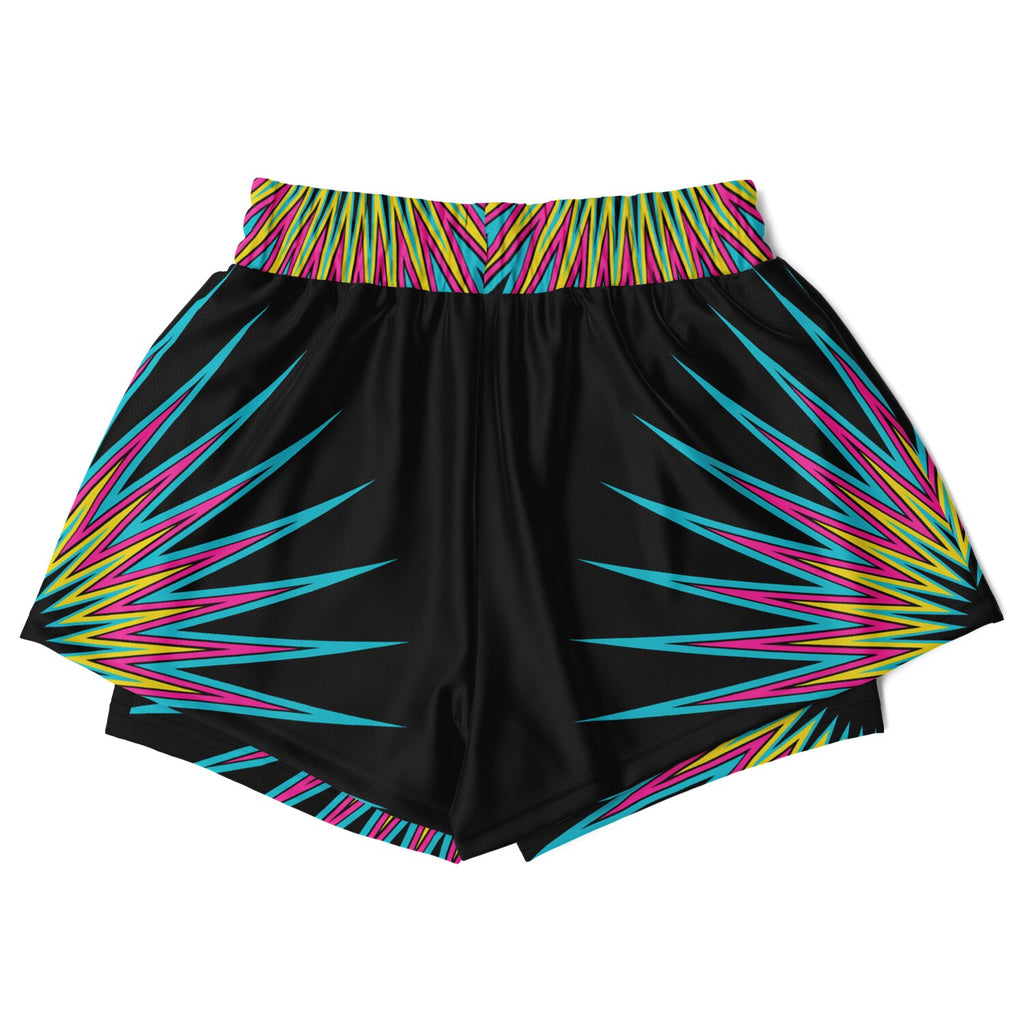 $NiieihiiNookei Women's 2-in-1 Shorts - AOP
