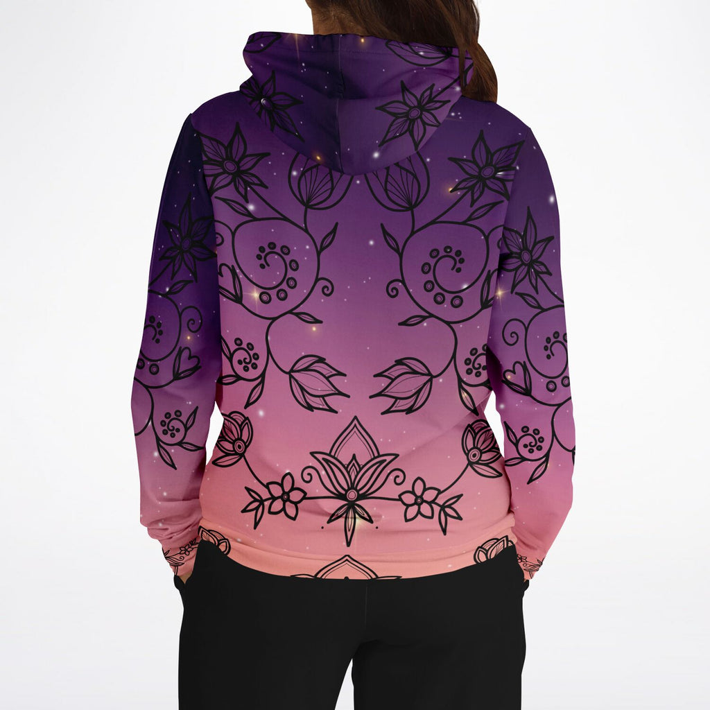 $NiieihiiNookei Floral Sunset Athletic Hoodie - AOP
