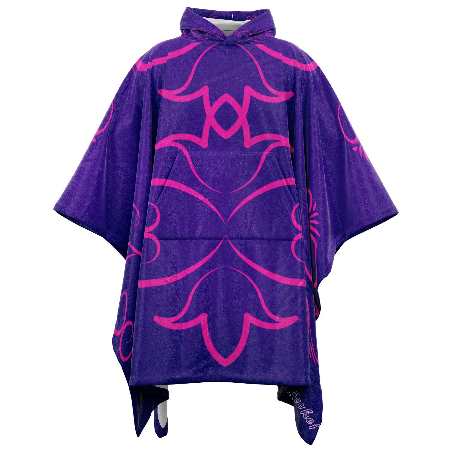 $NiieihiiNookei Flannel Blanket Poncho - AOP