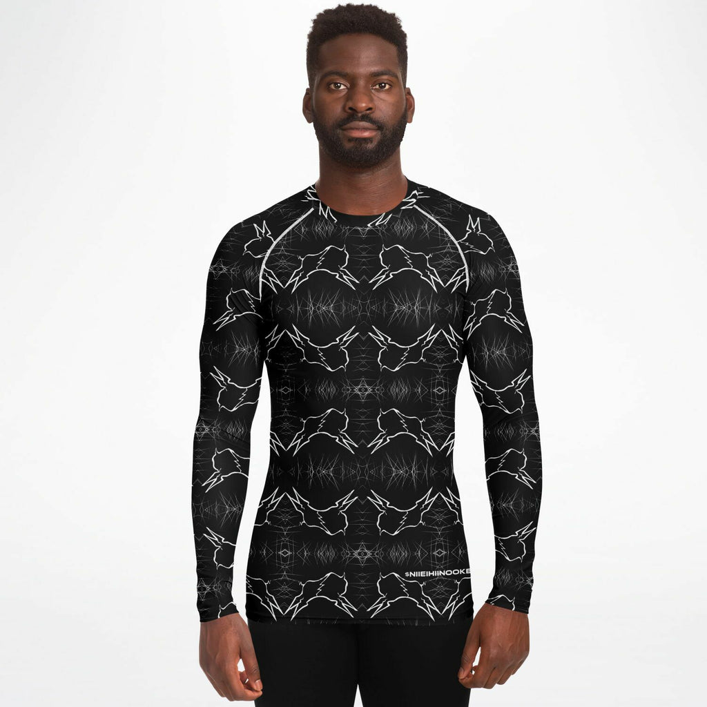 $NiieihiiNookei Men's Rashguard - AOP