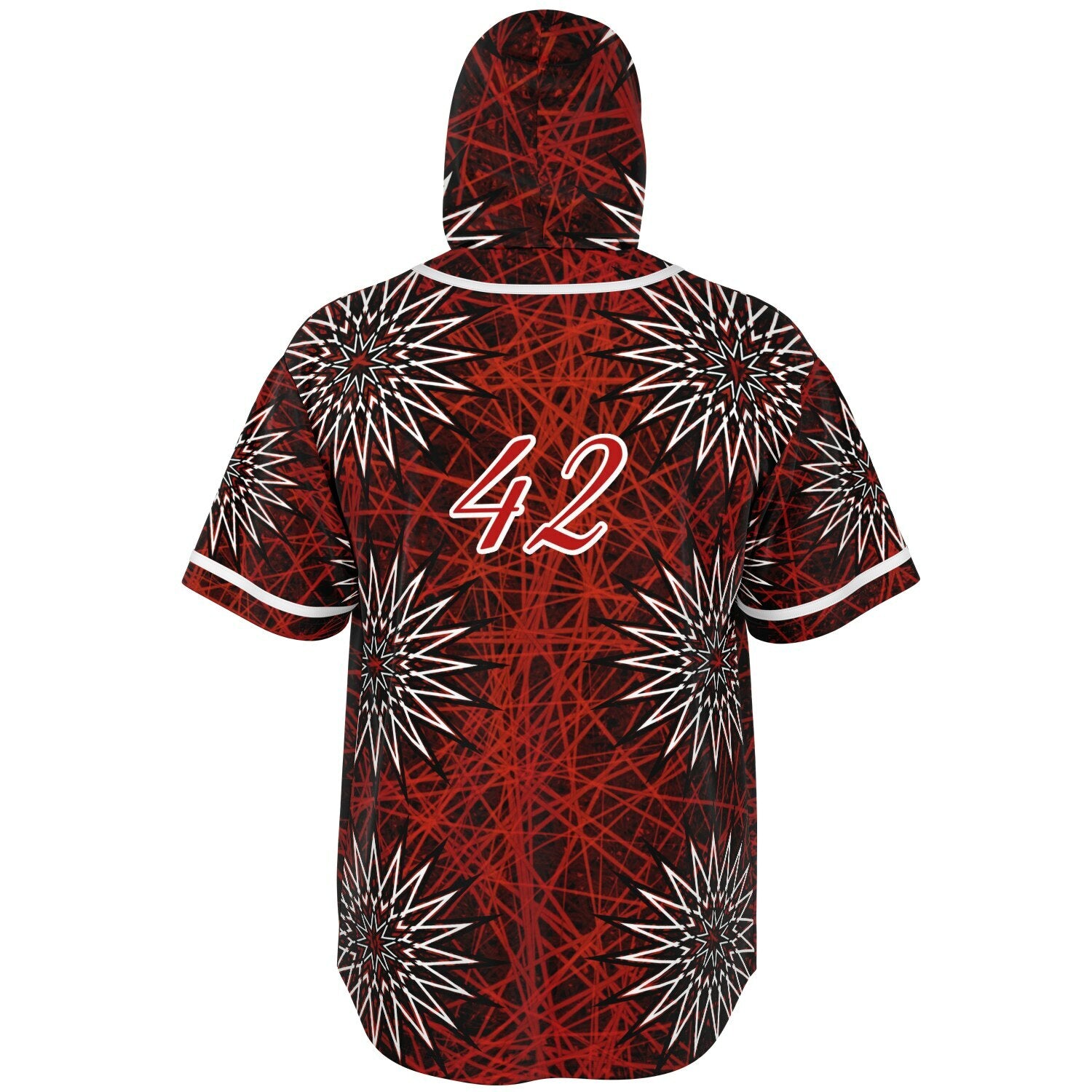 Hooded Baseball Jersey - AOP