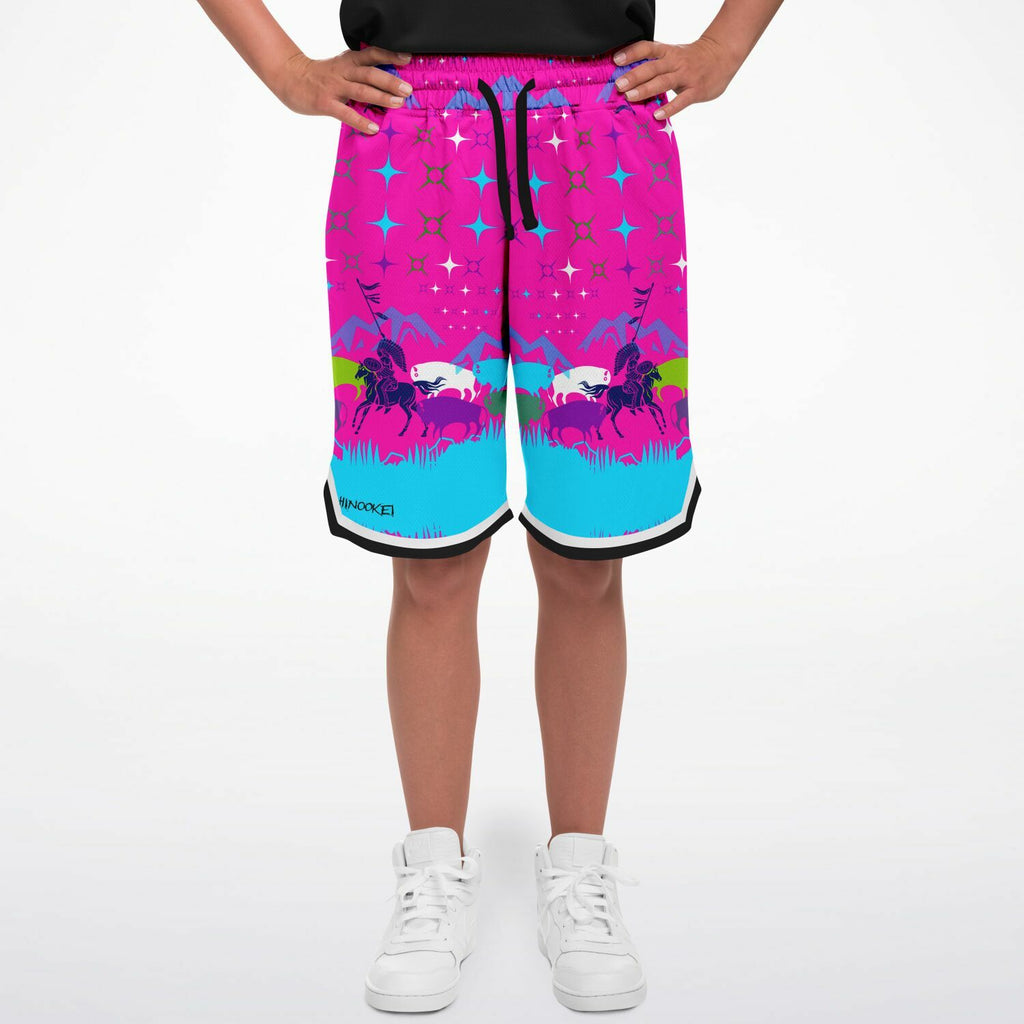 $NiieihiiNookei Basketball Short Rib - AOP
