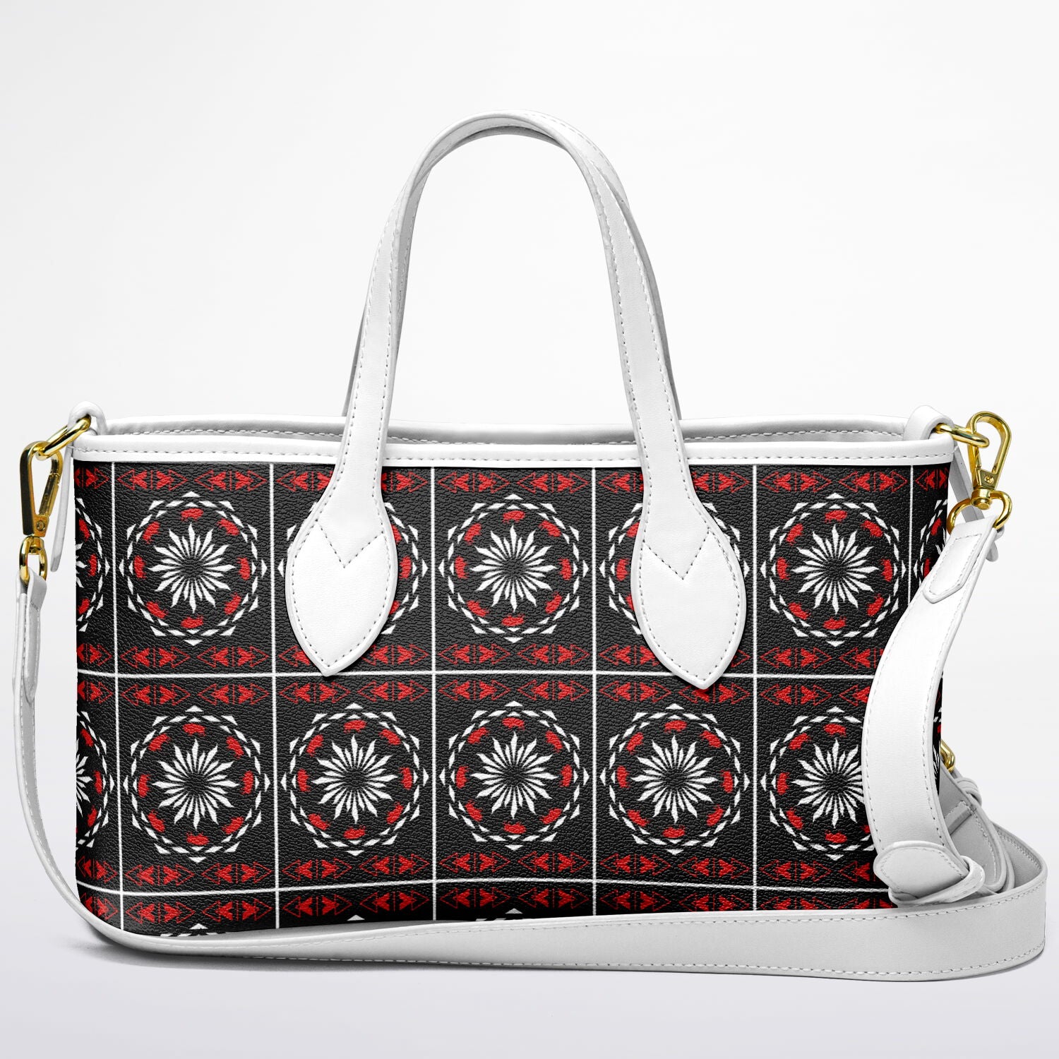 $NiieihiiNookei Leather Tote Bag - AOP
