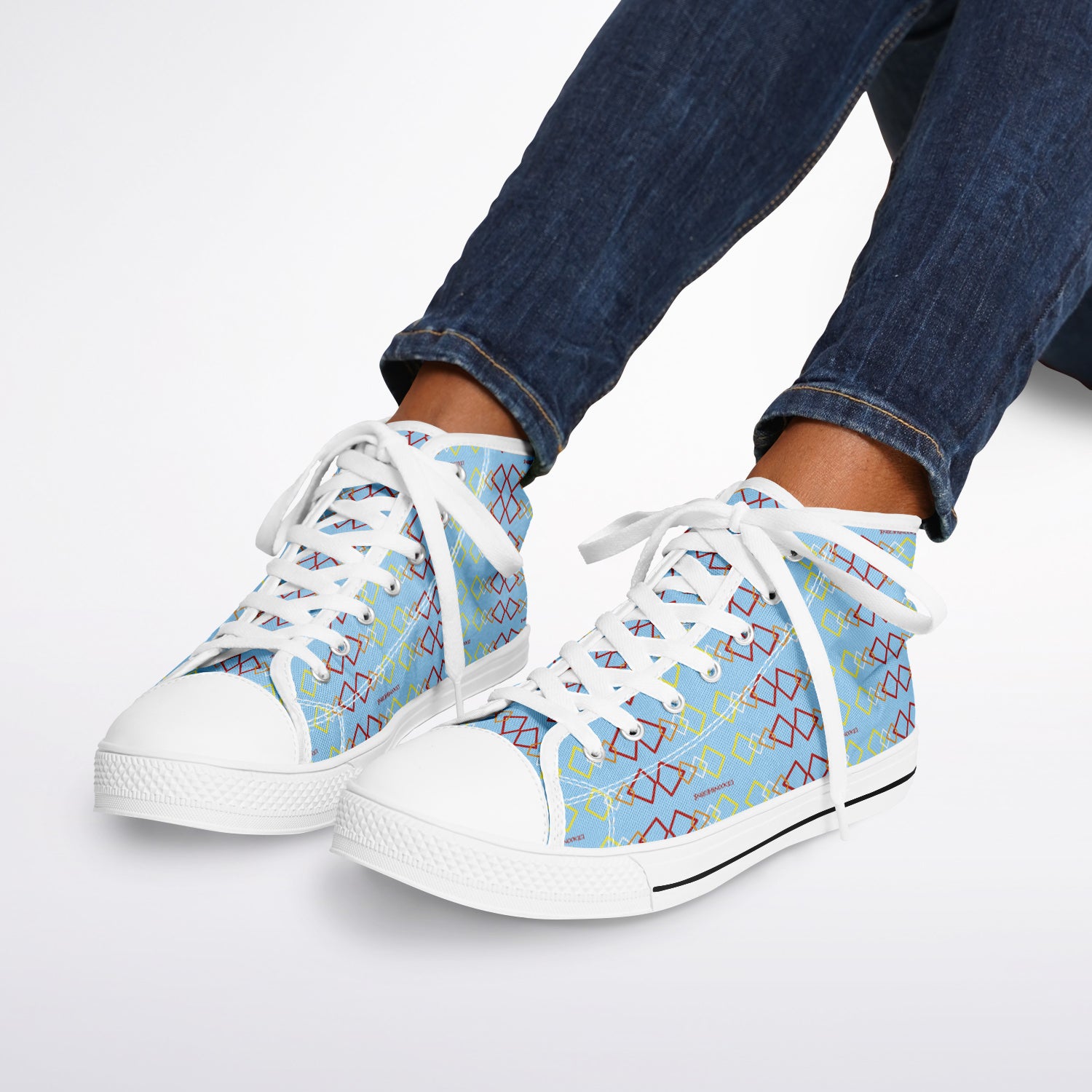 $NiieihiiNookei Urban Peak High Top Shoes - AOP