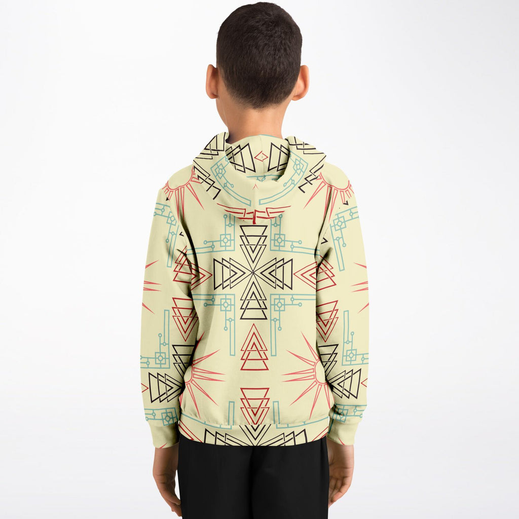 $NiieihiiNookei Athletic Kids Hoodie - AOP