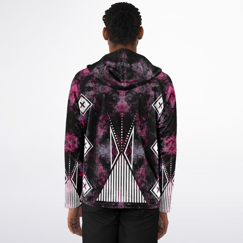 $NiieihiiNookei Long Sleeve Hooded Performance- AOP