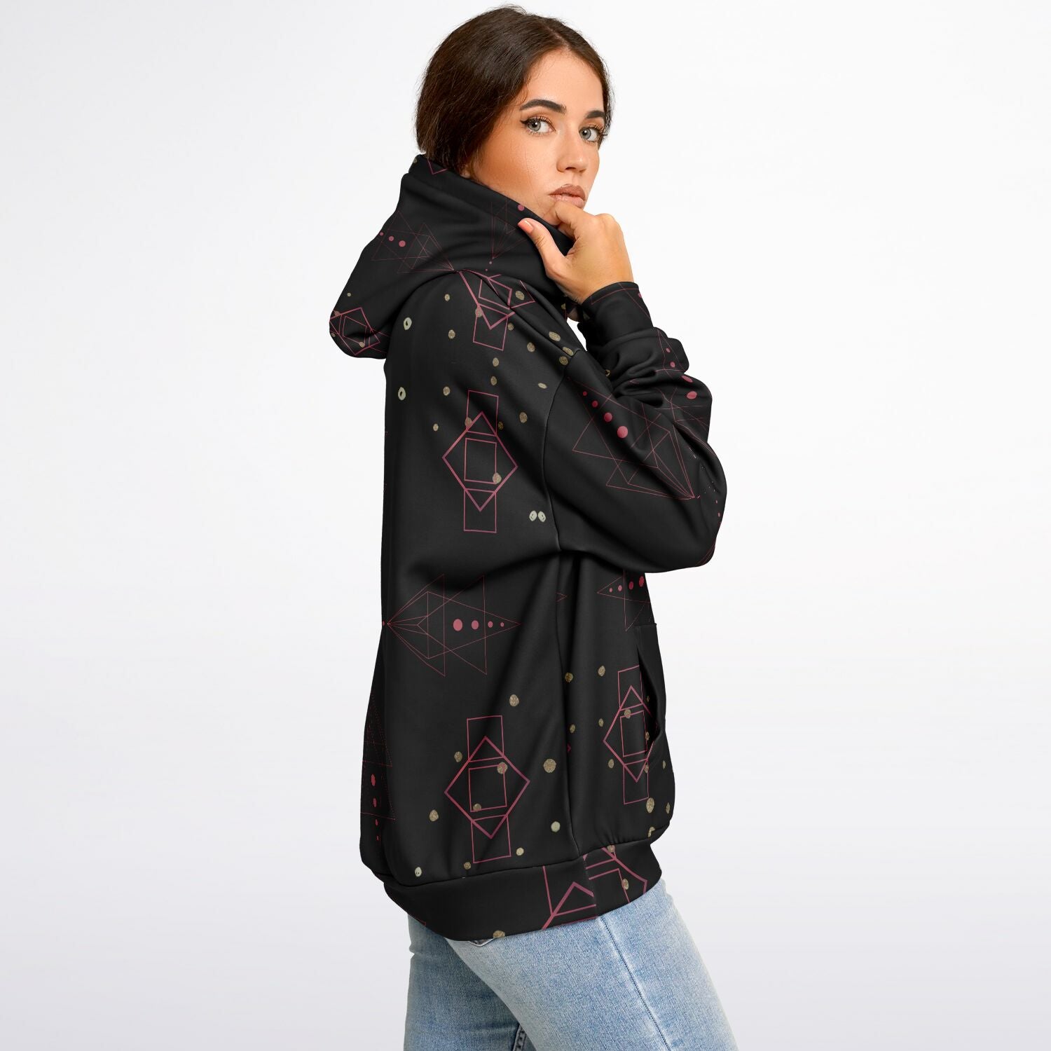 $NiieihiiNookei Heavyweight Oversized Hoodie - AOP
