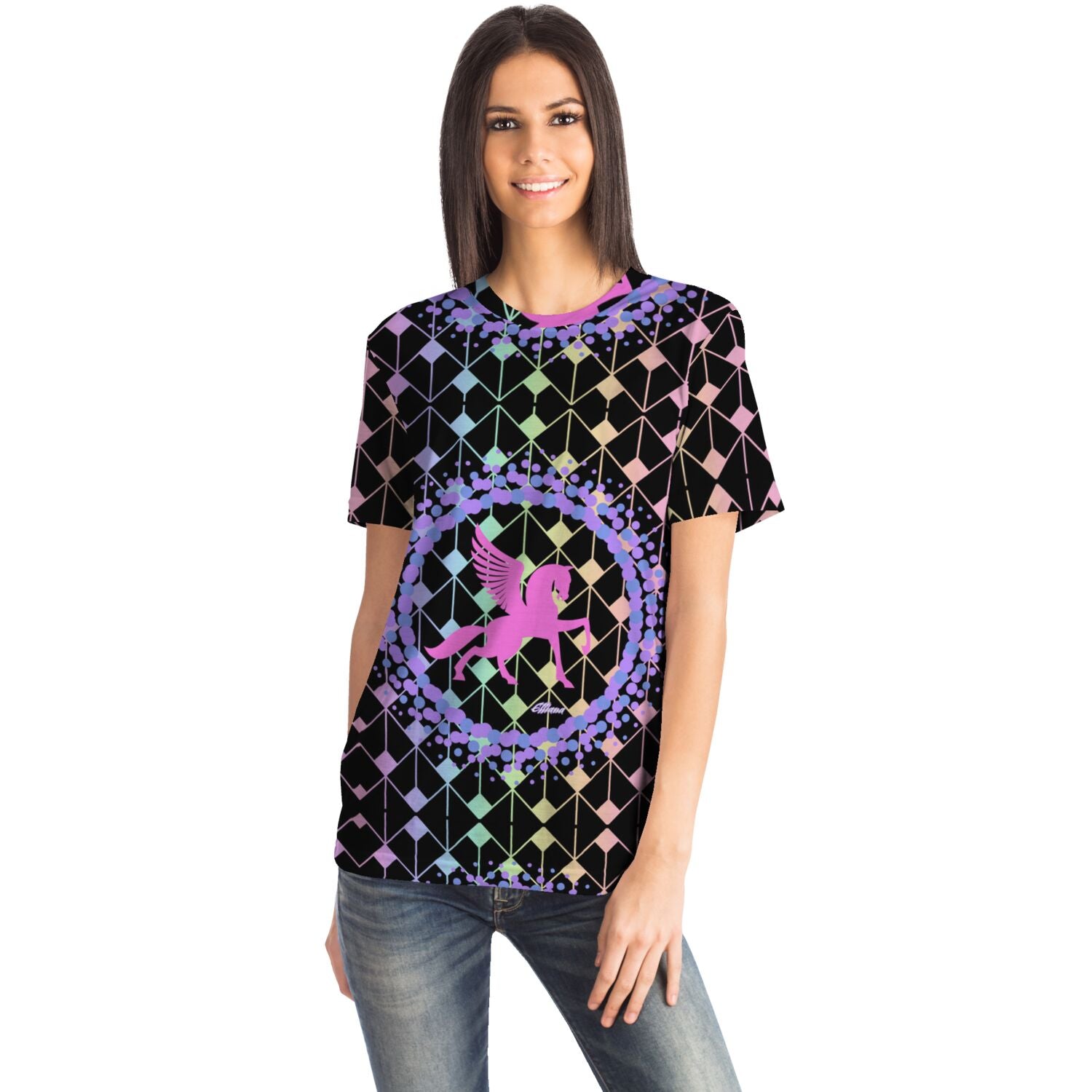 Elliana WhiteEagle design T-shirt