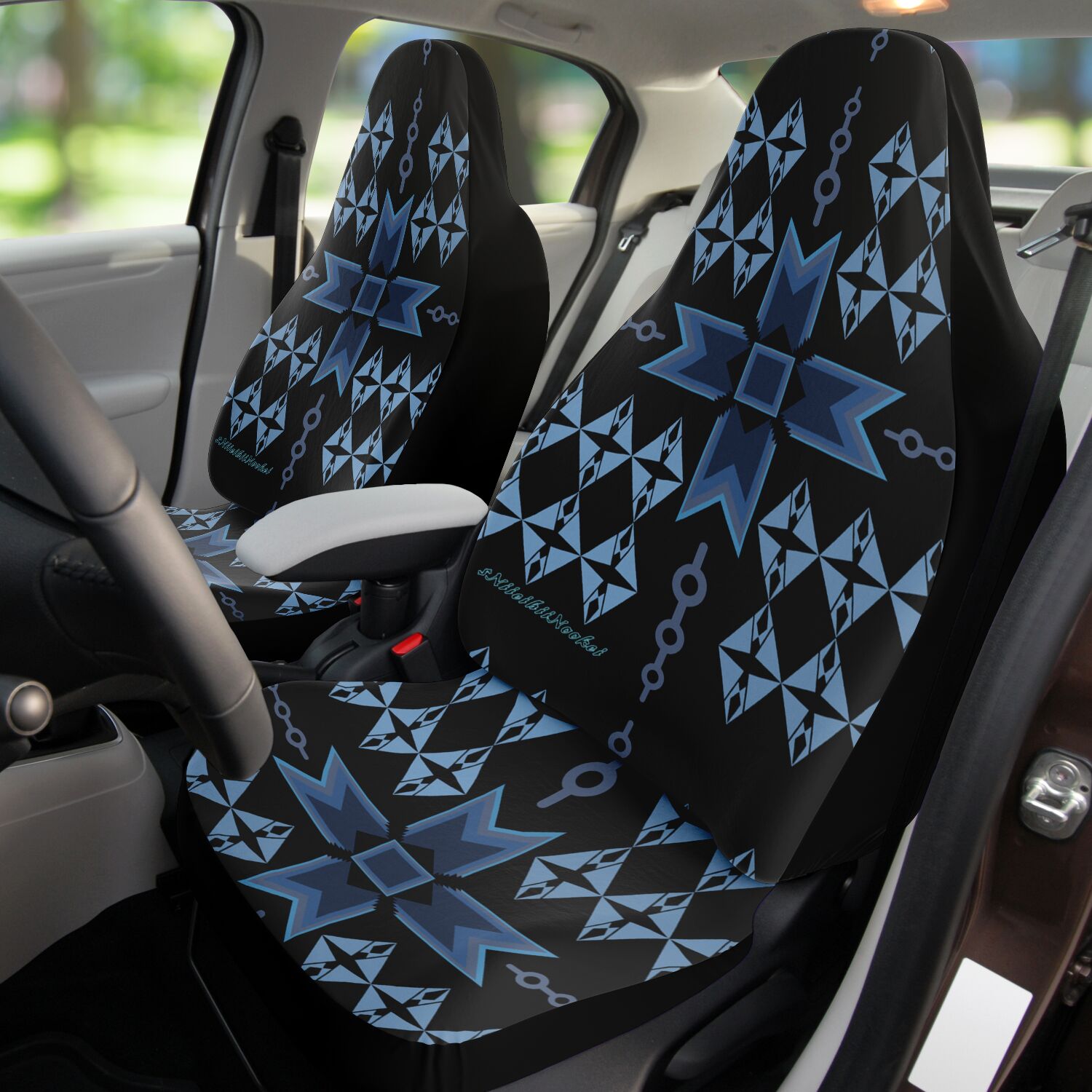$NiieihiiNookei Car Seat Cover - AOP