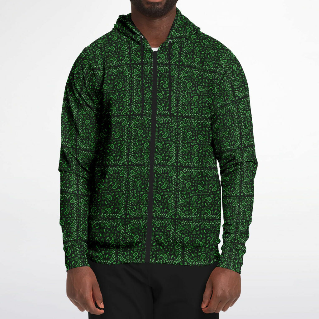 $NiieihiiNookei Athletic Zip-Up Hoodie - AOP
