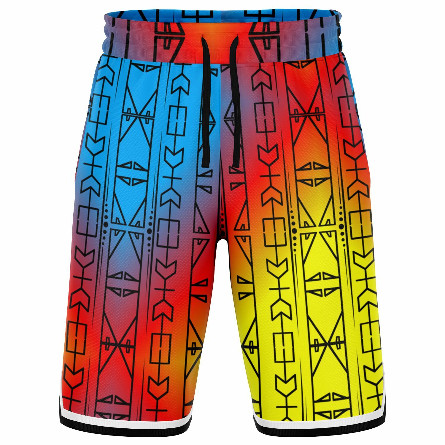 $NiieihiiNookei Basketball Short Rib - AOP
