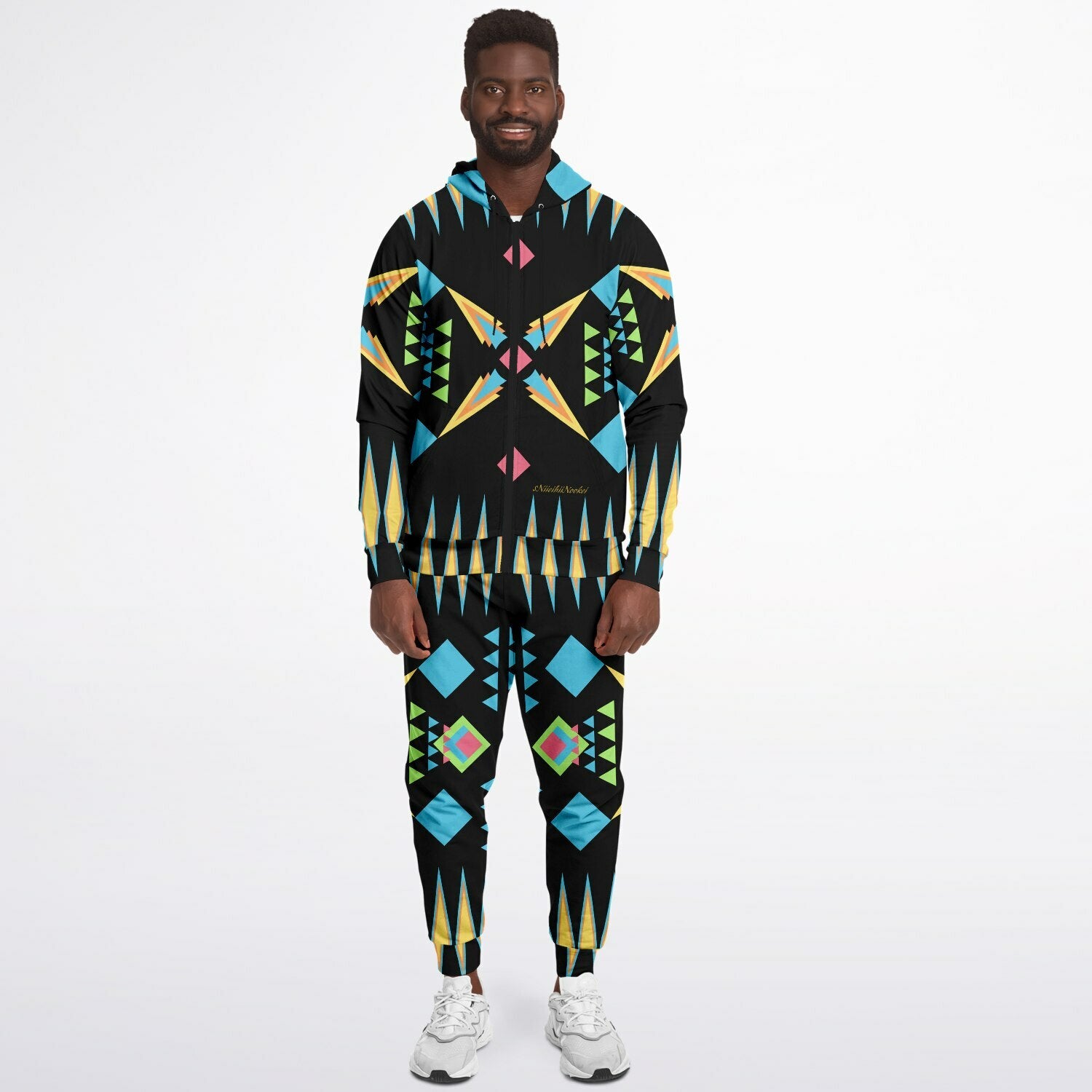 $NiieihiiNookei Athletic Ziphoodie & Jogger - AOP