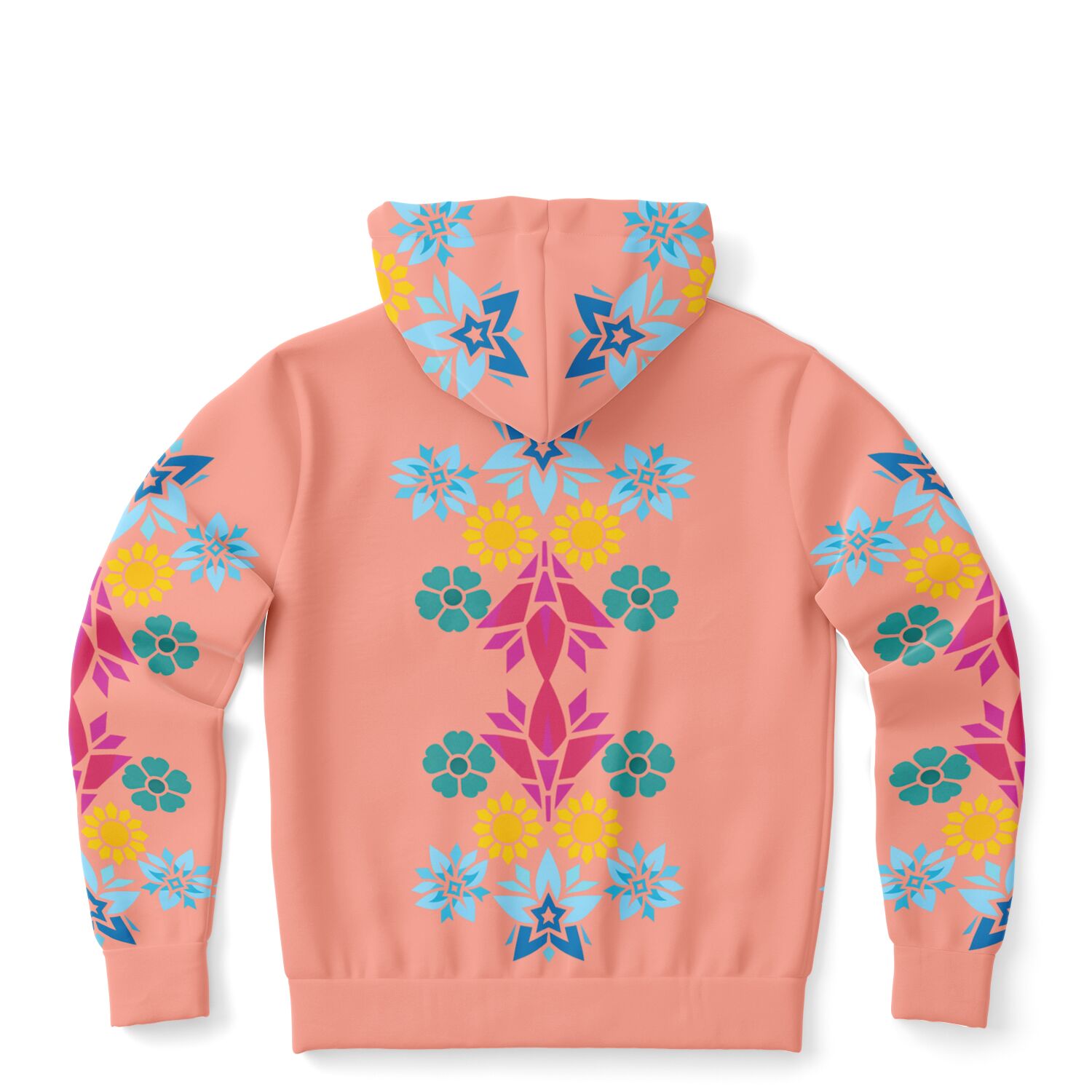 $NiieihiiNookei Athletic Zip-Up Hoodie - AOP
