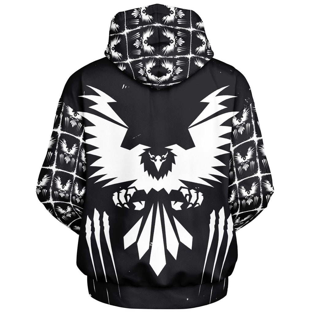 $NiieihiiNookei Graphic Design Heavyweight Oversized Hoodie - AOP
