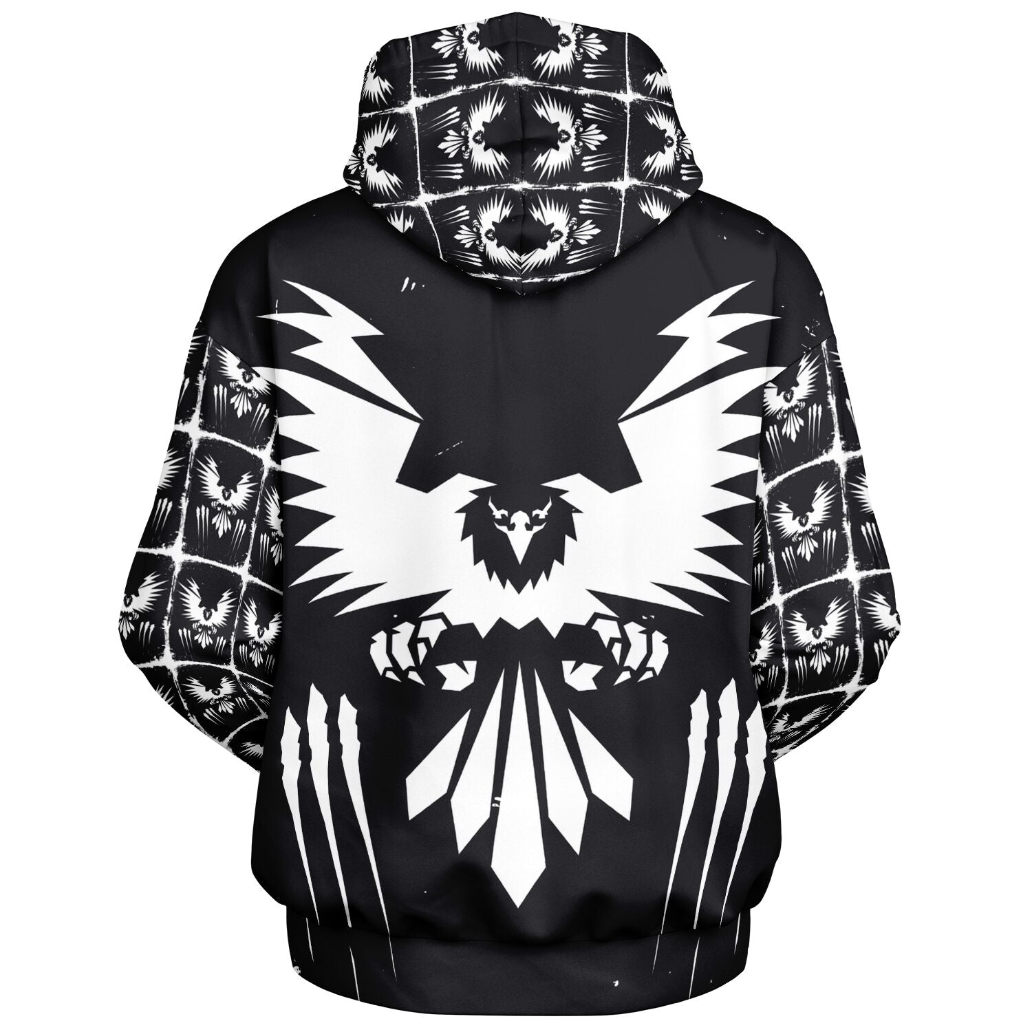 $NiieihiiNookei Graphic Design Heavyweight Oversized Hoodie - AOP