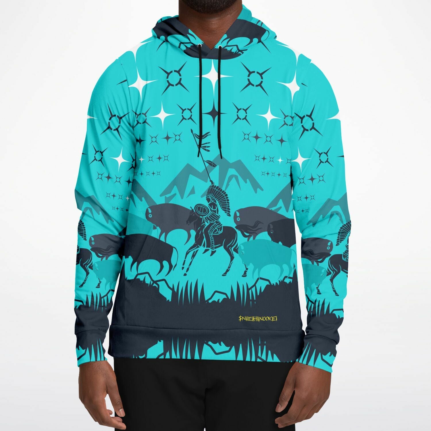 $NiieihiiNookei Athletic Hoodie - AOP