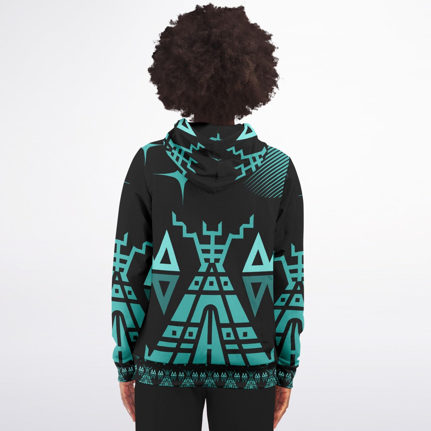 $NiieihiiNookei Fashion Zip-Up Hoodie - AOP