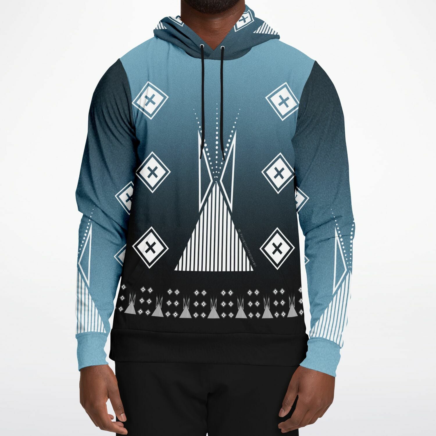 $NiieihiiNookei Athletic Hoodie - AOP