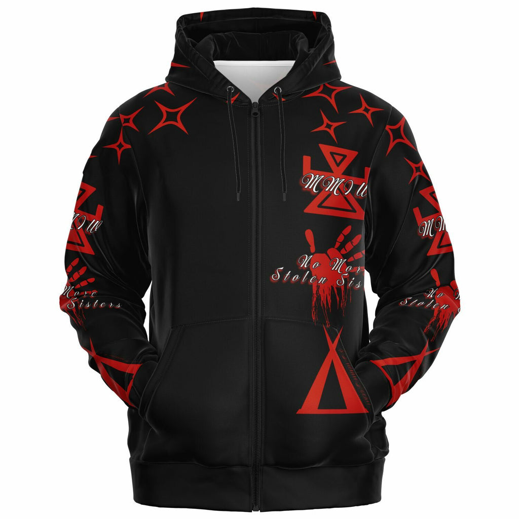 $NiieihiiNookei MMIW Zip-Up Hoodie - AOP