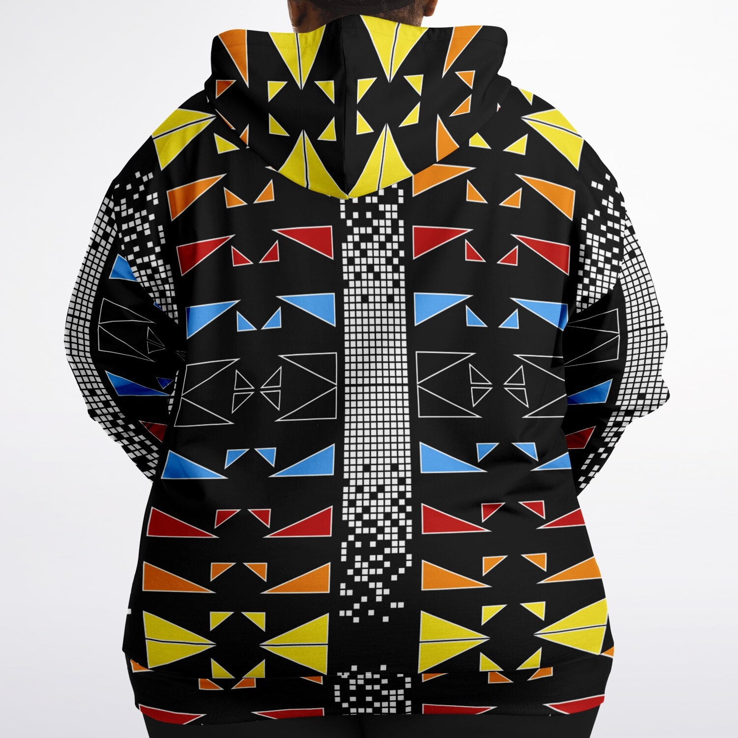 $NiieihiiNookei Fashion Plus-size Ziphoodie - AOP