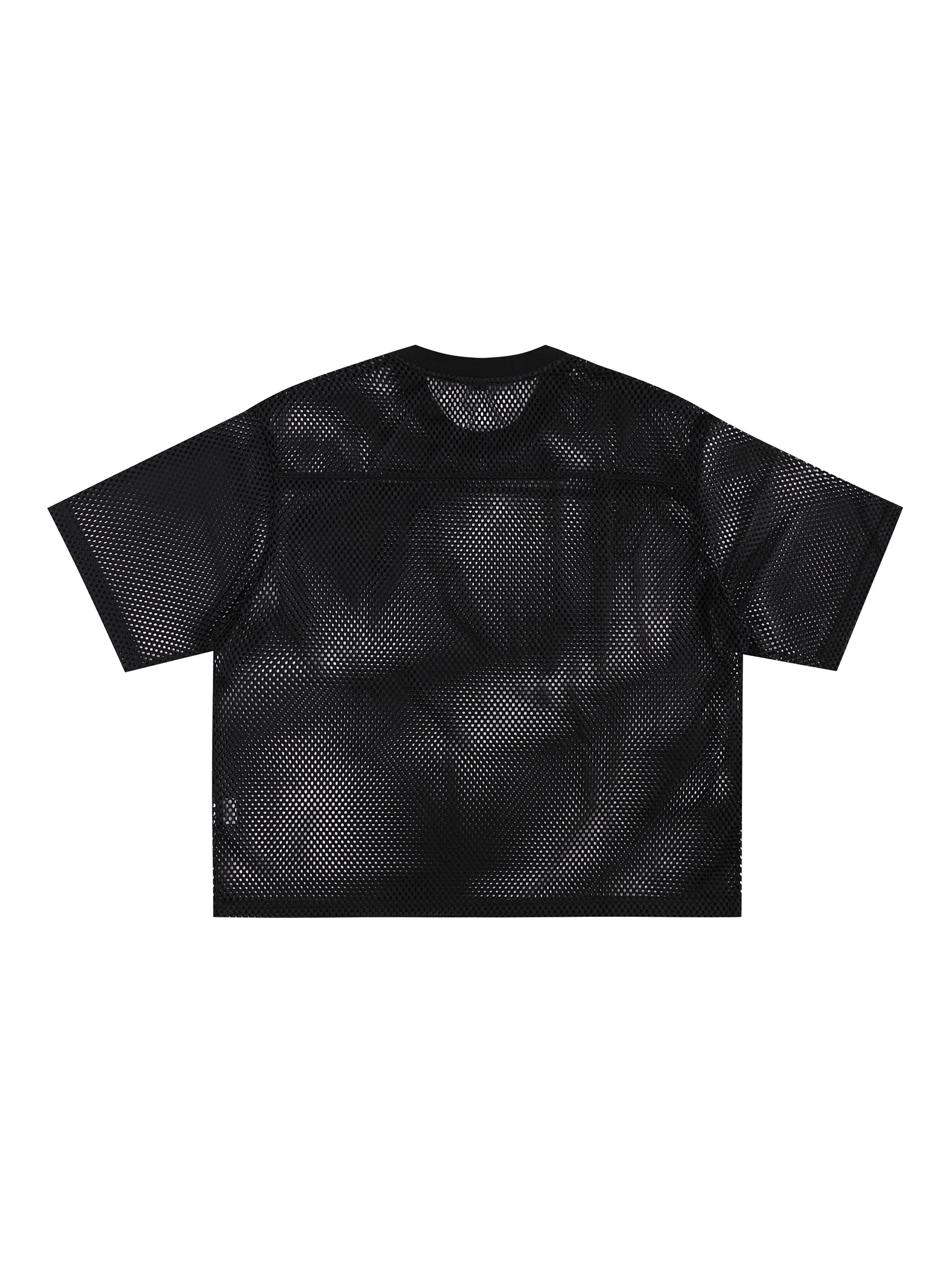 See-through Boxy Net T-shirt